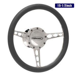 Photo1: Budnik Steering Wheel Tri-Oval 15-1/2inch