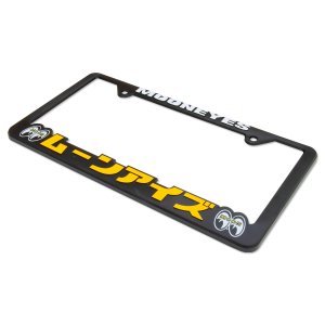 Photo5: Raised MOONEYES (Katakana) Logo USA size License Plate Frame