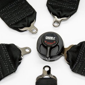 Photo3: Cam Lock CROW Seat Belt  (Individual Harness Type)