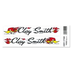 Photo1: Clay Smith Decal Flamin