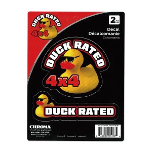 Photo1: Duck Rated Decal