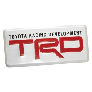 Photo2: TOYOTA RACING DEVELOPMENT Aluminum Decal