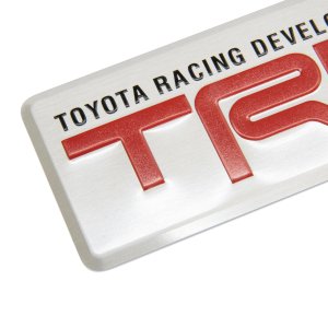 Photo3: TOYOTA RACING DEVELOPMENT Aluminum Decal