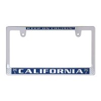 CALIFORNIA License Plate Frame (Chrome) JPN Size