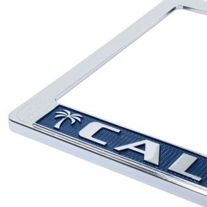 Photo4: CALIFORNIA License Plate Frame (Chrome) JPN Size