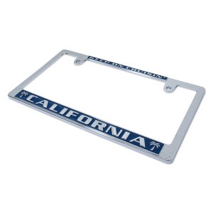 Photo2: CALIFORNIA License Plate Frame (Chrome) JPN Size