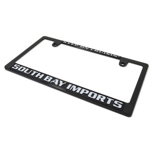 Photo2: SOUTH BAY IMPORTS License Plate Frame (Black) JPN Size