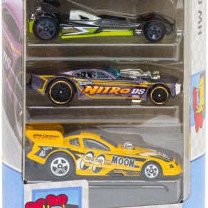 Photo2: Hot Wheels 2024 Basics 5-Car Pack HW Drag Strip