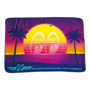 Photo4: MOON Sunset Fleece Blanket