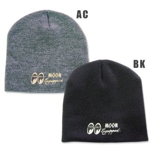 Photo1: MOON Equipped Short Beanie Cap