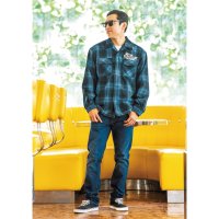 MOON Custom Cycle Shop Wool Check Shirt