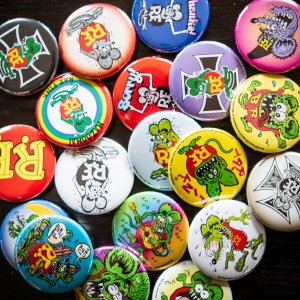 Photo4: Rat Fink Can Badge Sorry