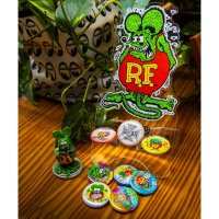 Rat Fink Can Badge   (New Design)