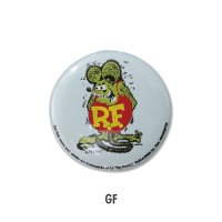 Rat Fink Can Badge Green Fink