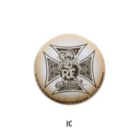 Rat Fink Can Badge Iron Cross