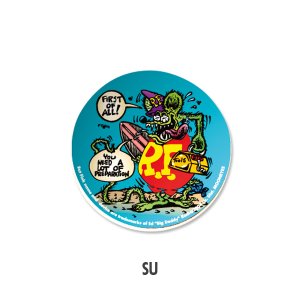 Photo1: Rat Fink Can Badge Surf