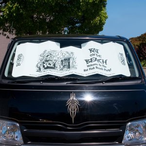 Photo1: Rat Fink Rat on de Beach Sun Shade