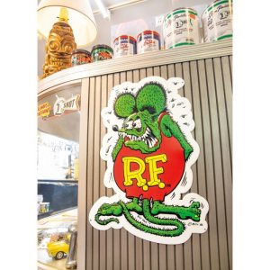 Photo1: Rat Fink Tin Sign