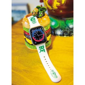 Photo1: Rat Fink Apple Watch Band White