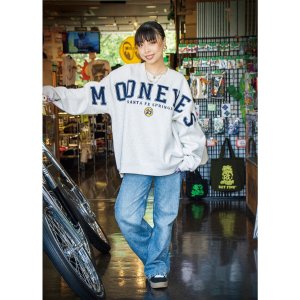 Photo1: MOONEYES Big Logo Sweatshirt