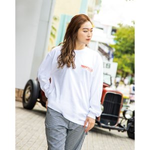 Photo2: MOON Big Eyeshape Long Sleeve T-shirt