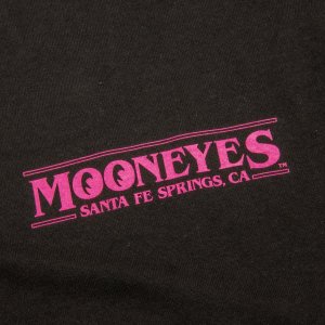 Photo5: MOON Big Eyeshape Long Sleeve T-shirt Black/Pink