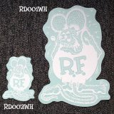 Photo: Rat Fink Decal White L 20x14cm