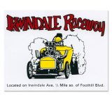 Photo: HOT ROD Sticker IRWINDALE Raceway Sticker