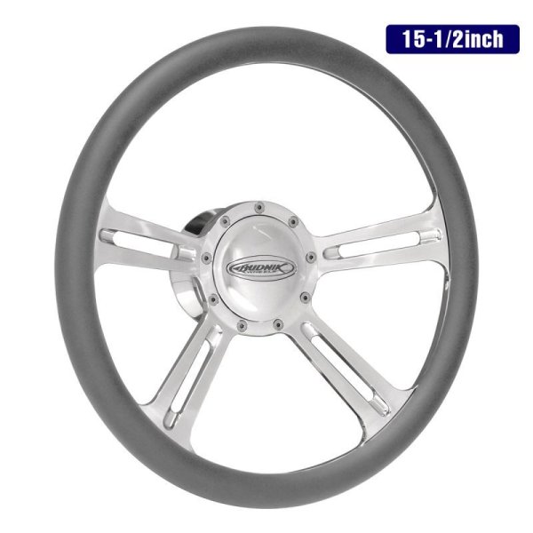 Photo1: Budnik Steering Wheel Ice 15-1/2inch (1)