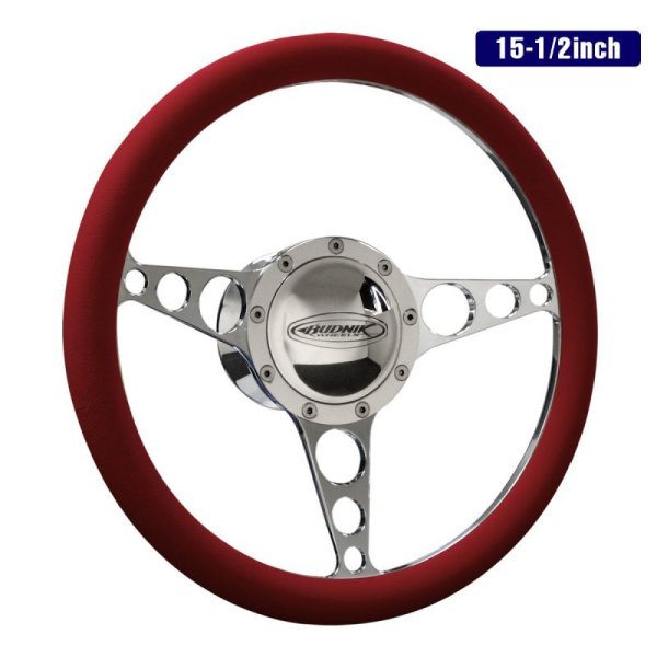 Photo1: Budnik Steering Wheel GTO 15-1/2inch (1)