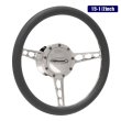 Photo1: Budnik Steering Wheel Tri-Oval 15-1/2inch (1)