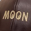 Photo7: MOON Faux Leather Cap (7)