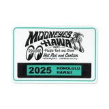 Photo: MOONEYES HAWAII 2025 Parking Permit Window Sticker