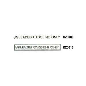 Photo: UNLEADED ONLY Decal