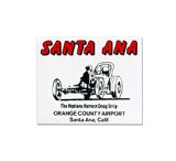 Photo: HOT ROD Sticker SANTA ANA DRAG STRIP Sticker