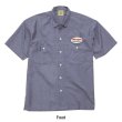 Photo4: MOON Oval Logo Chambray Work Shirt (4)