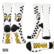 Photo5: MOON Checker Line Socks (5)