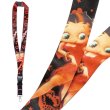 Photo1: Betty Boop Lanyard Keyring (1)