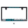 Photo4: Raised USCV Logo License Plate Frame for JPN size (4)