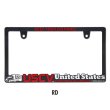 Photo3: Raised USCV Logo License Plate Frame for JPN size (3)