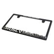 Photo2: Raised USCV Logo License Plate Frame(Chrome) for JPN size (2)