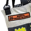 Photo5: Yokohama Fire Bureau x MOONEYES Upcycle Tote Bag (Firefighter Suit Material) (5)