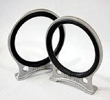 Photo: MOON Chopper Tank Brackets 5-inch for H-D