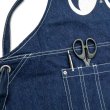 Photo4: MOON Equipped Canvas Apron Denim (4)