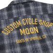 Photo7: MOON Custom Cycle Shop Wool Check Shirt (7)