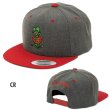 Photo5: Standing Rat Fink Embroidery Flat Visor Cap (5)