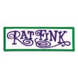 Photo2: Rat Fink Logo Patch (2)