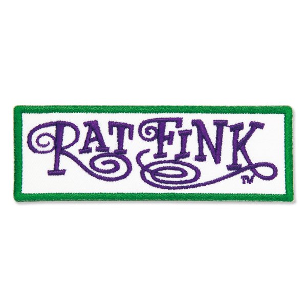 Photo2: Rat Fink Logo Patch (2)