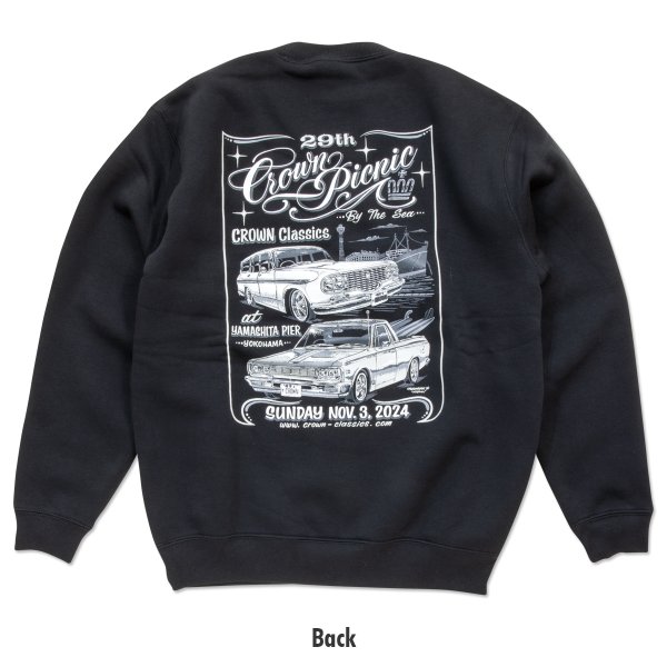 Photo3: 【Pre-Order/Shipped end of Nov.】29th CROWN PICNIC 2024 Sweatshirt (3)