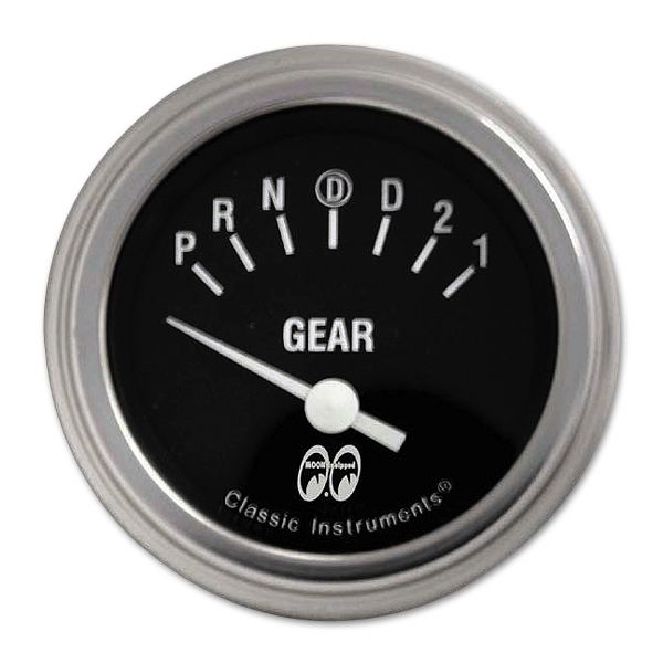 Photo1: MOON Equipped 2inch Gear Indicator 4 Speed  (Black) (1)